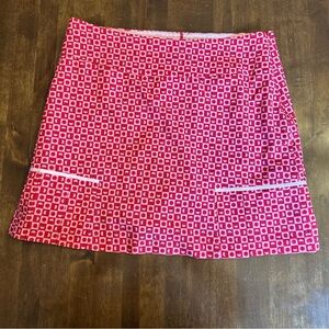 Golftini Possibilities Pleated Women's 17.5" Golf Skort Skirt Pickleball Size 6